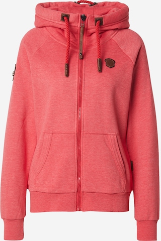 Veste de survêtement naketano en rouge : devant