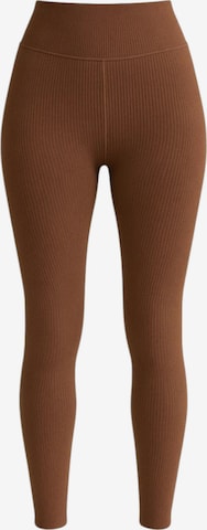 Leggings 'SOFTHEAT' di fashionshowcase in marrone: frontale