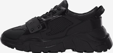 Versace Jeans CoutureNiske tenisice 'FONDO SPEEDTRACK' - crna boja: prednji dio