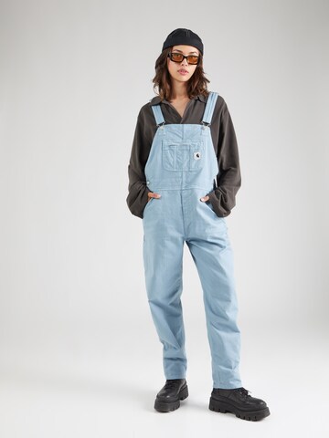 Carhartt WIP Loosefit Latzhose 'Norris Bib' in Blau: predná strana