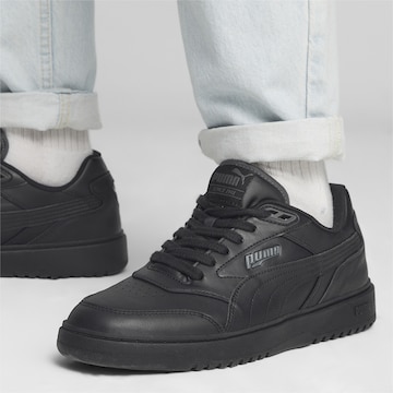 Baskets basses 'Doublecourt' PUMA en noir : devant