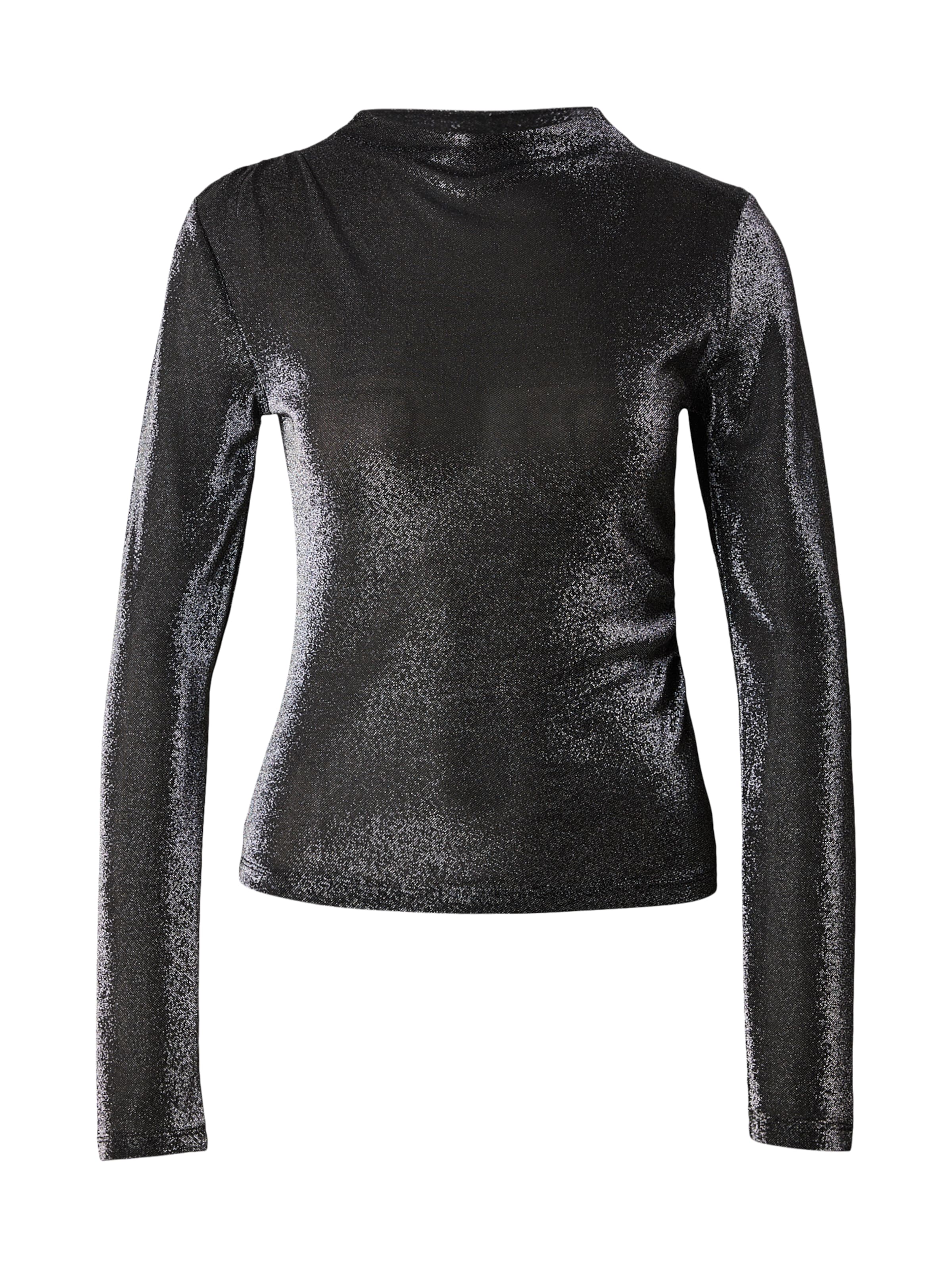 T-shirt QS en noir : devant