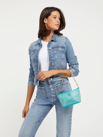 GUESS Shoulder Bag 'Gilded' in Blue: front