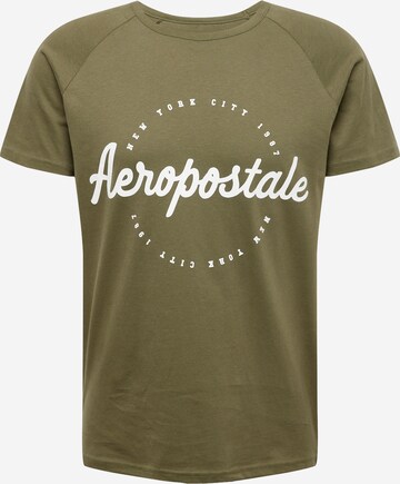 AÉROPOSTALE Shirt 'NEW YORK CITY' in Green: front