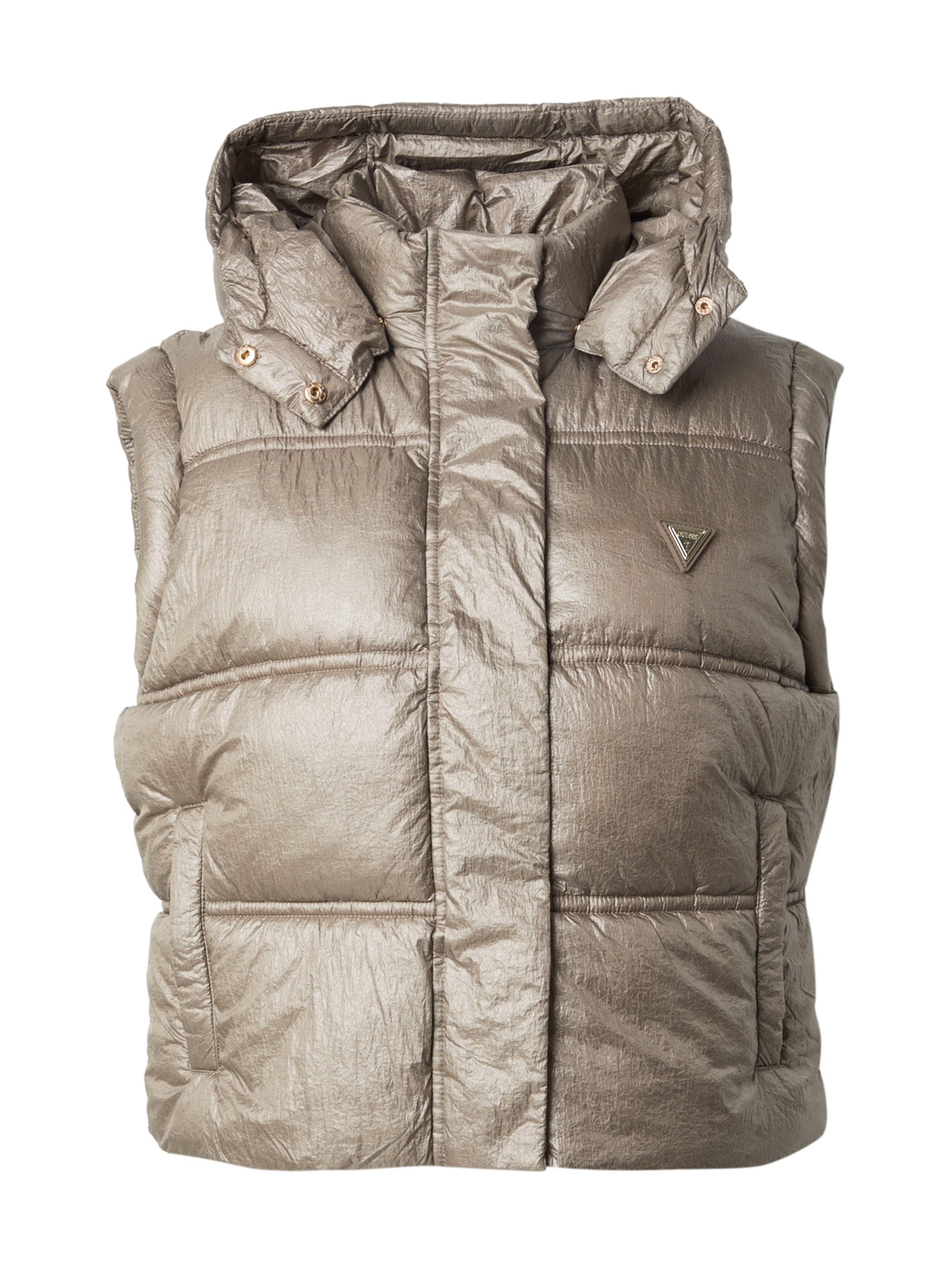 GUESS Weste 'ERNESTINE' in Grau: Vorderseite