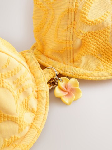 Invisible Hauts de bikini Next en jaune