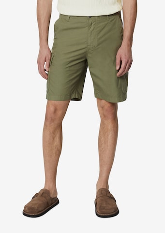 Marc O'Polo Regular Pants 'EKSJÖ' in Green: front