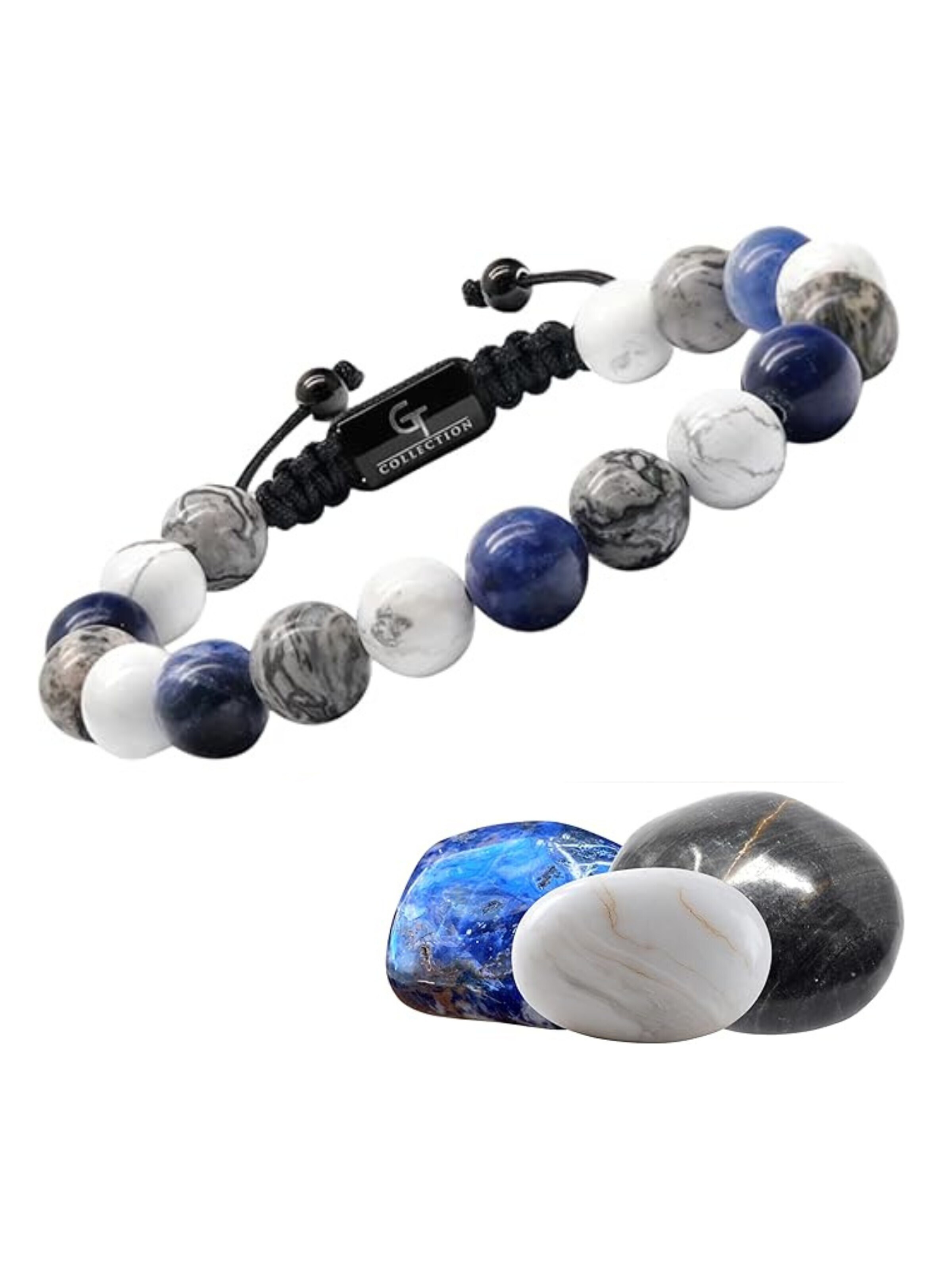 GT Collection Armband 'Single-Bead'‌‌ in Mischfarben: Vorderseite