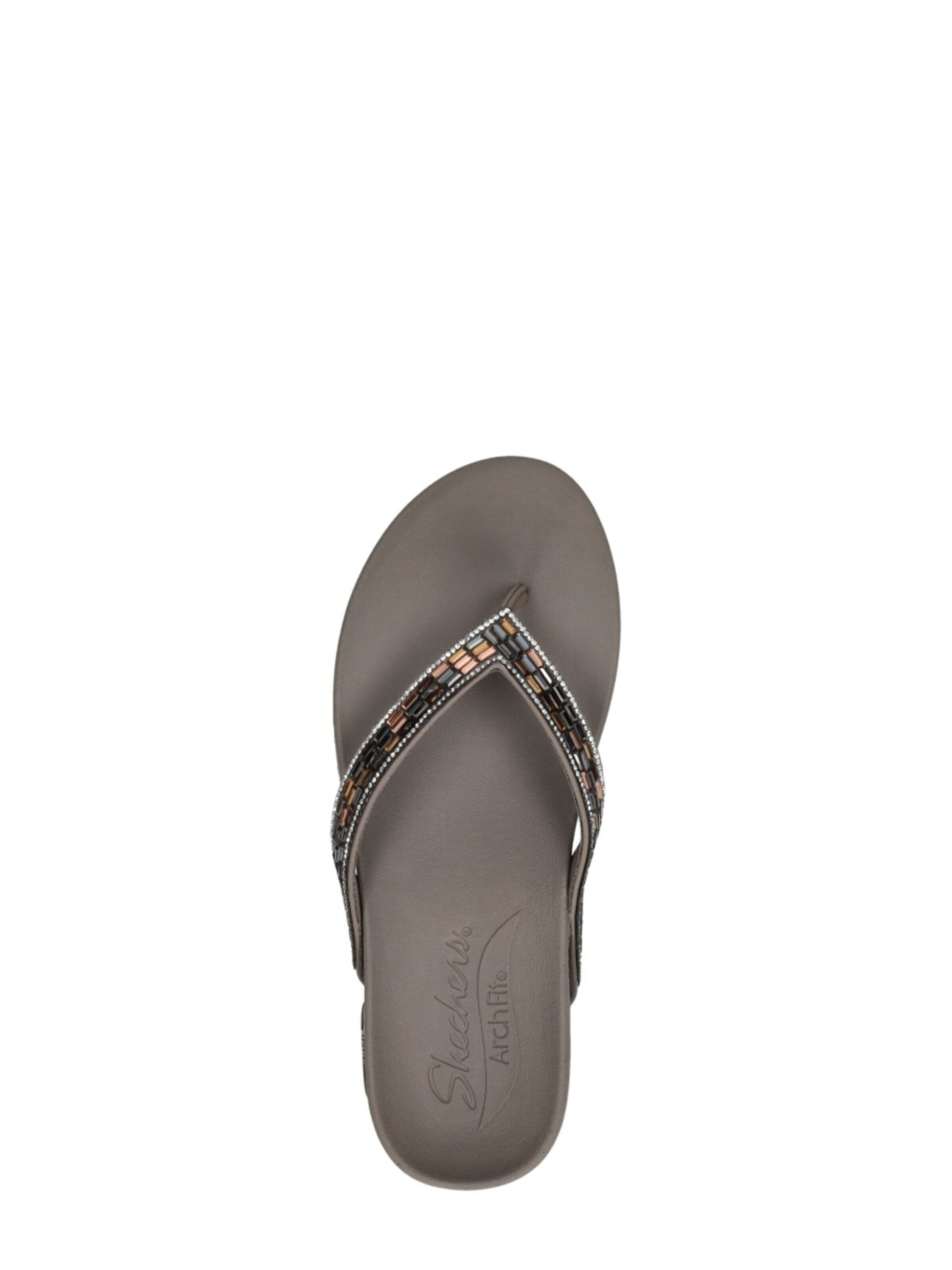SKECHERS Teenslipper 'Arch Fit Meditation' in Grijs