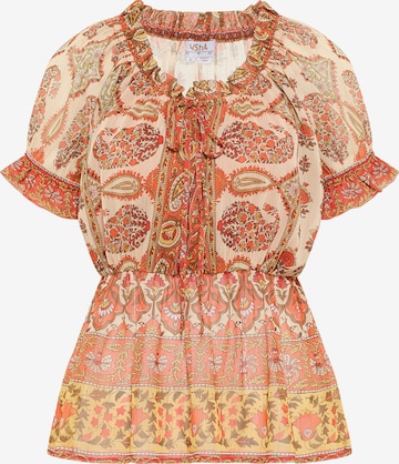 usha FESTIVAL Blouse in Orange: front