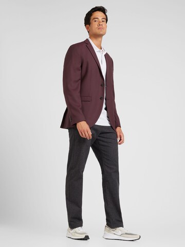 JACK & JONES regular Ανδρικό σακάκι 'JPRSolaris' σε κόκκινο