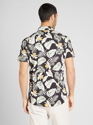 JACK & JONES - Ajuste estrecho Camisa 'CHILL' en negro