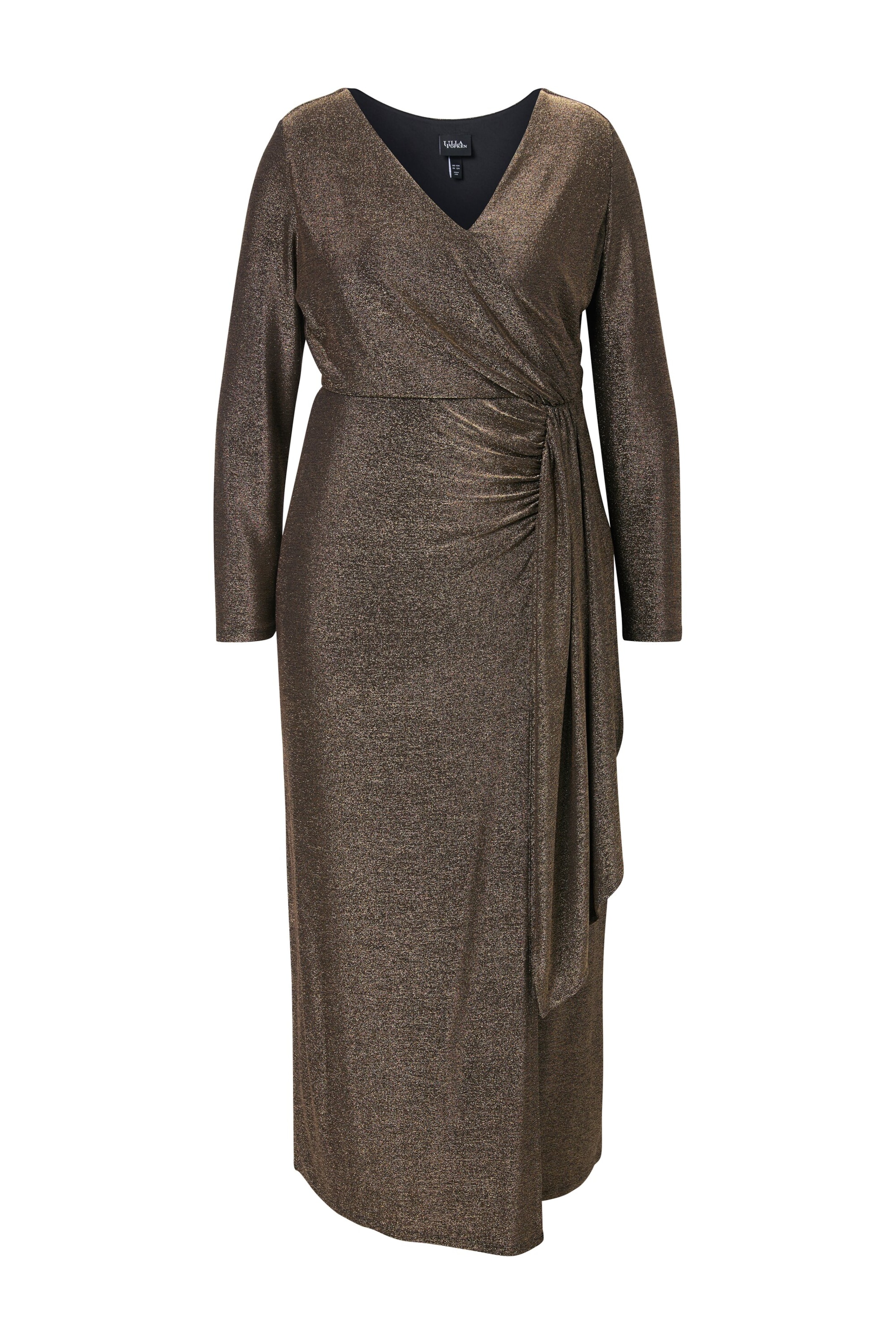 Ulla Popken Kleid in goldgelb, Produktansicht