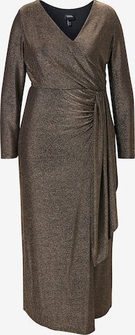 Ulla Popken Kleid in Gold: Vorderseite