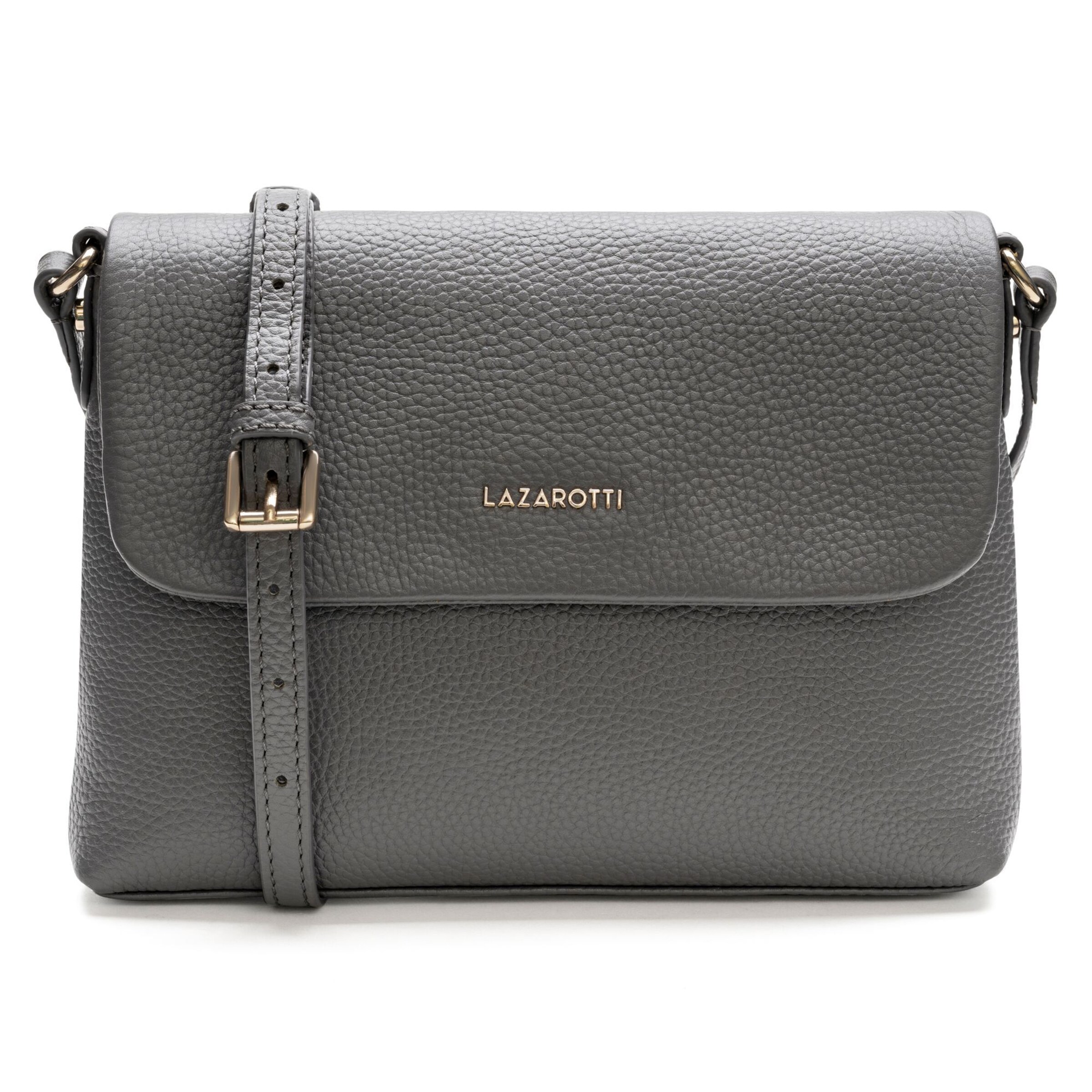 Sac à bandoulière 'Bologna' Lazarotti en gris : devant