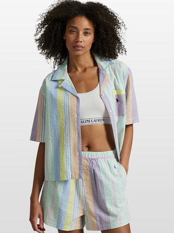 Pyjama ' Coastal Stripe Seersucker ' Polo Ralph Lauren en mélange de couleurs