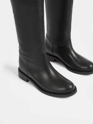 L37 HANDMADE SHOES Boots 'MR JONES MAXI' in Schwarz