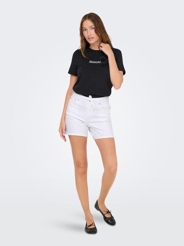 ONLY Baggy Broek in Wit