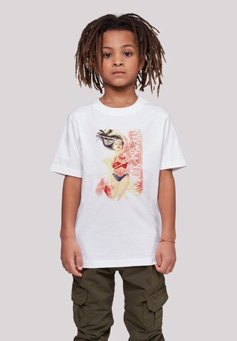 T-Shirt 'DC Comics Wonder Woman Watercolour Lasso' F4NT4STIC en blanc : devant