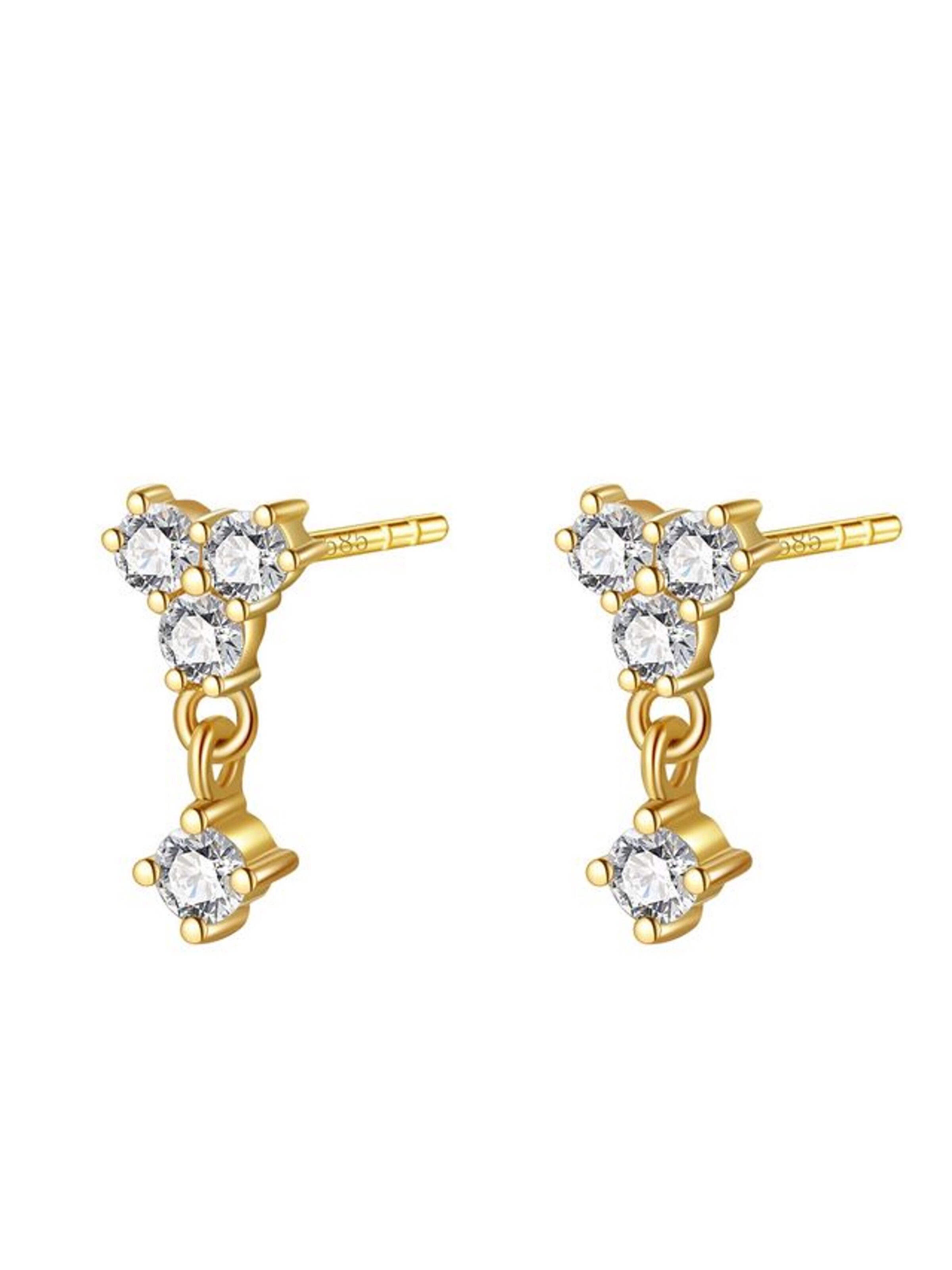 Dear Me Earrings 'Serenity' in Gold: front