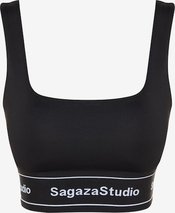 Trendyol Bustier Urheilurintaliivit värissä musta: etupuoli