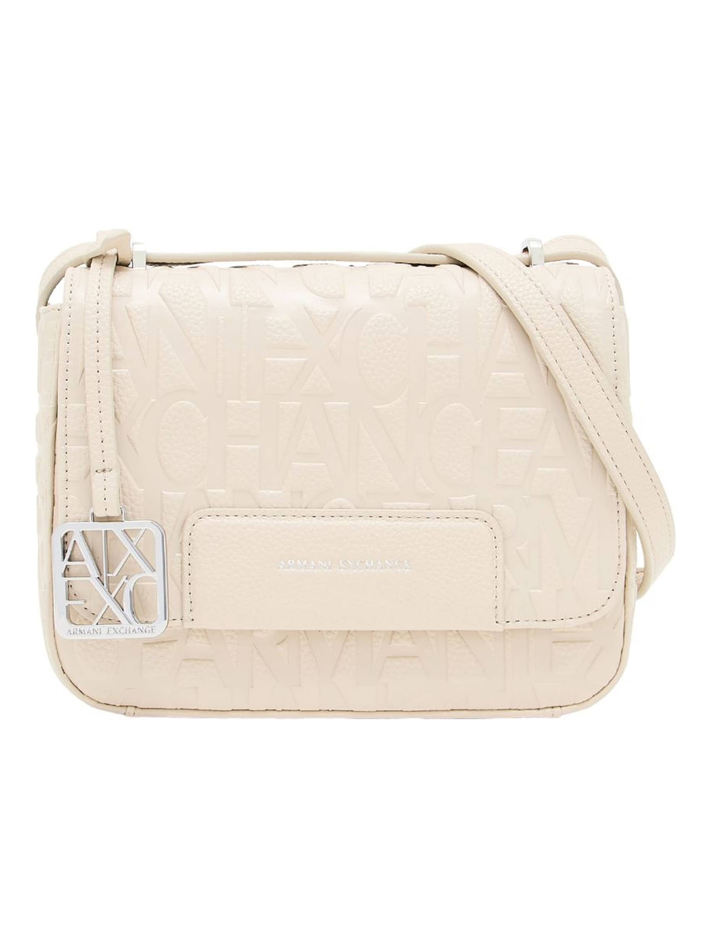 Borsa a tracolla di ARMANI EXCHANGE in beige: frontale