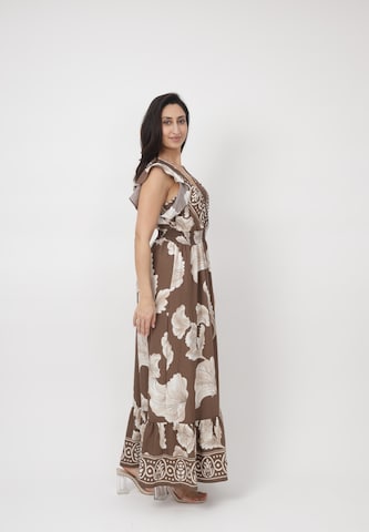 Elara Kleid in Braun