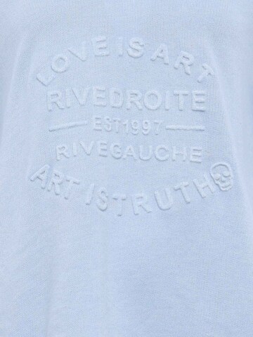 Zwillingsherz Sweatshirt 'Love is Art' in Blau