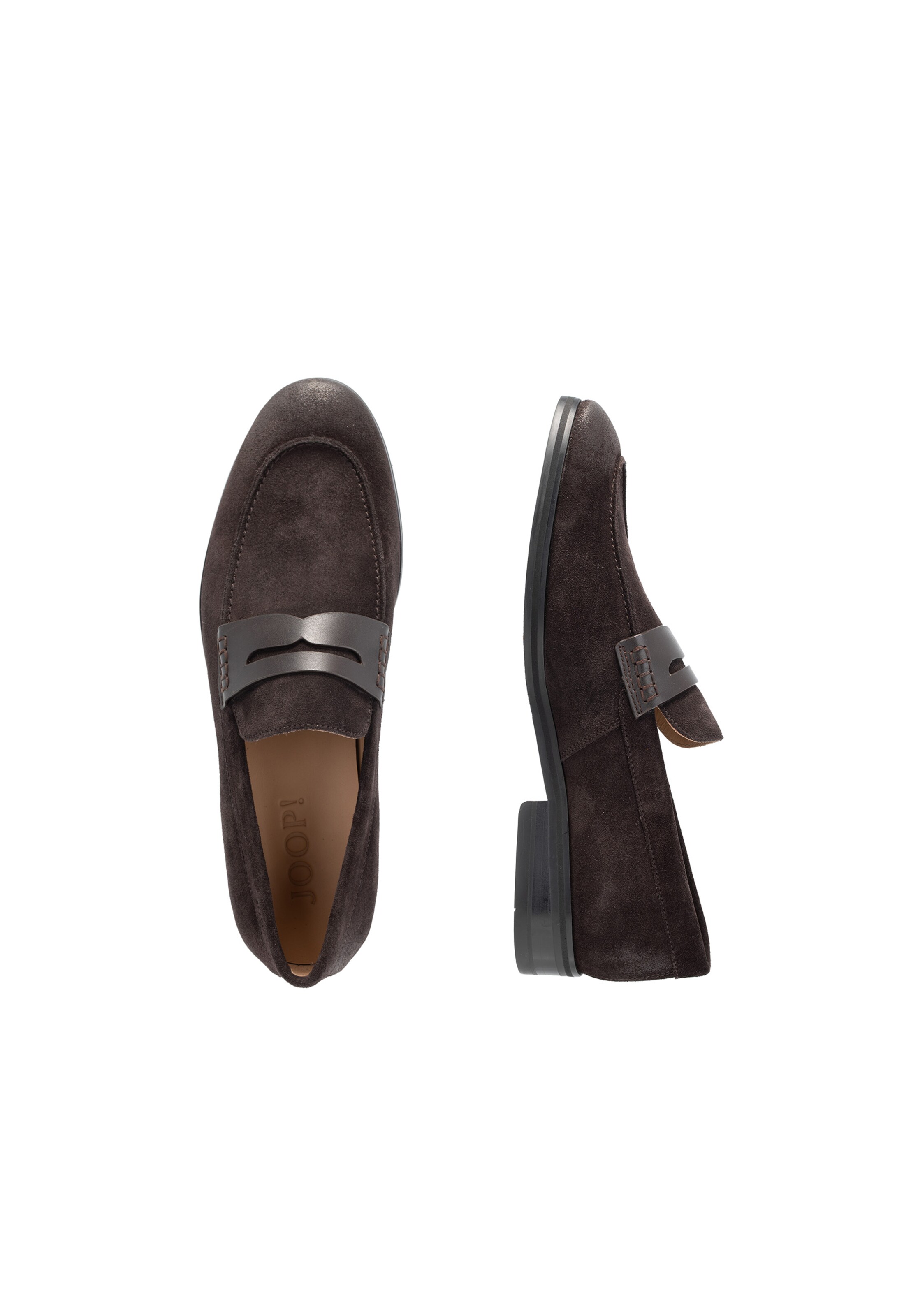 JOOP! Slip-ons 'Velluto Misto Kleitos' in Brown