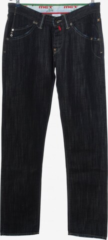 MET JEANS Straight-Leg Jeans in 30-31 in Black: front