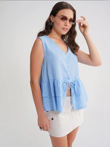 Camicia da donna di MixRay in blu