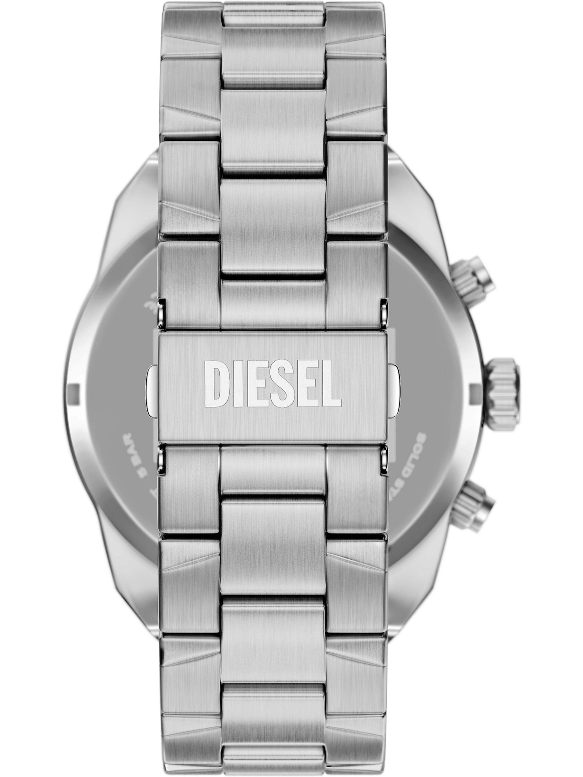 DIESEL Analoguhr in Silber