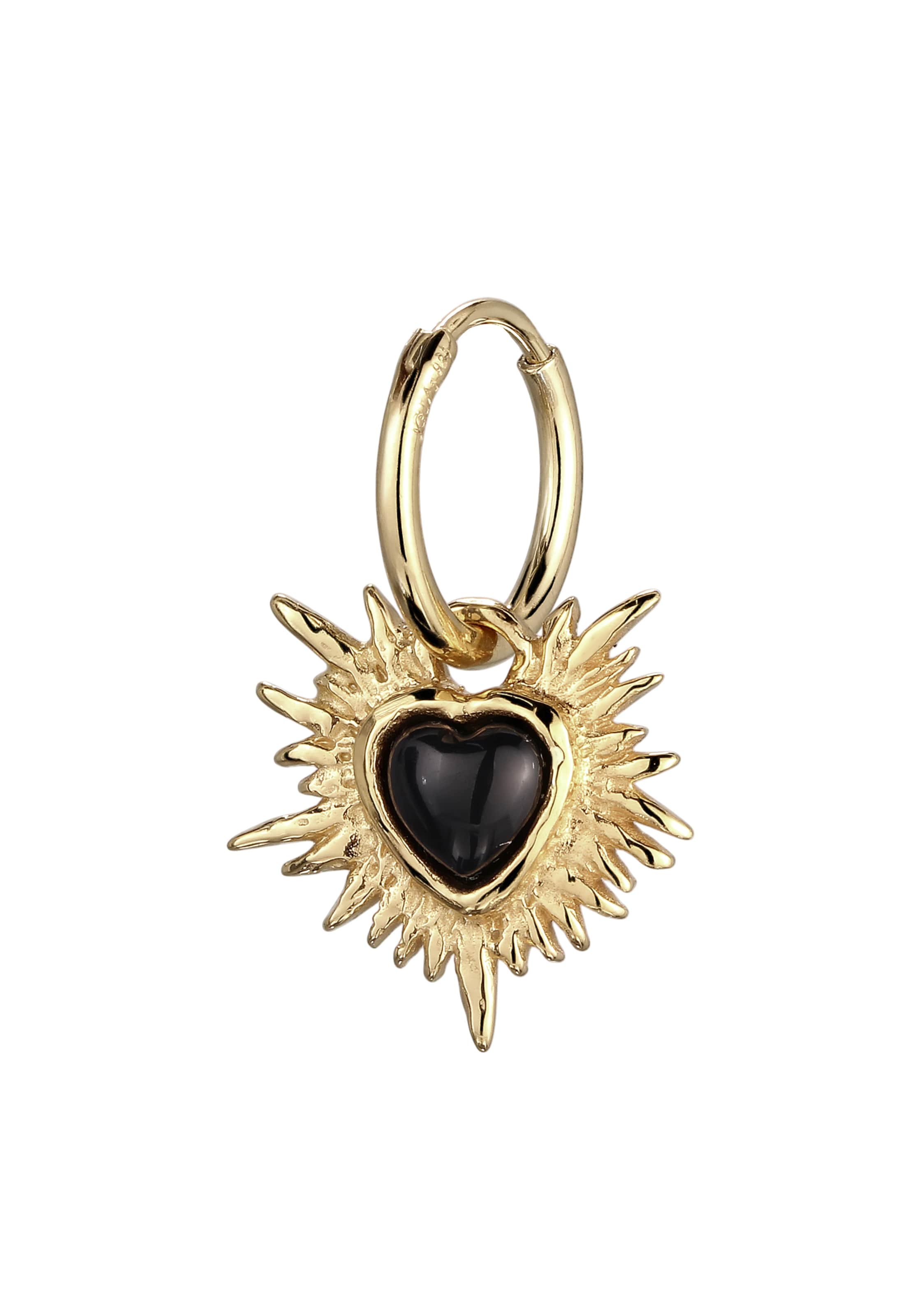 Boucles d'oreilles Haze&Glory en or : devant