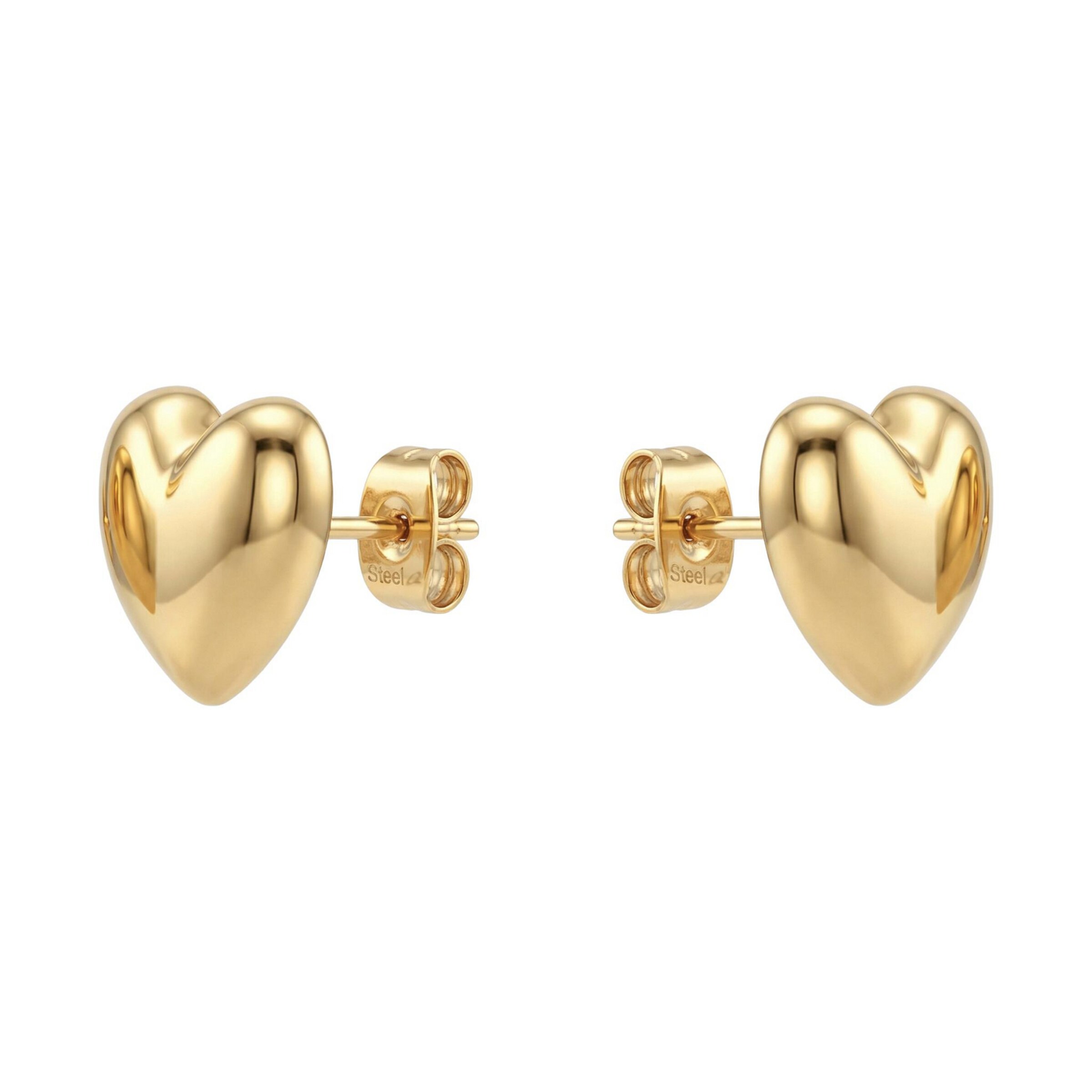 AMOR Earrings in Gold: front