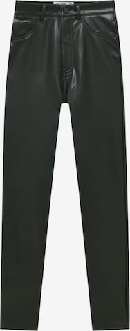 Pull&Bear Trousers in Green: front