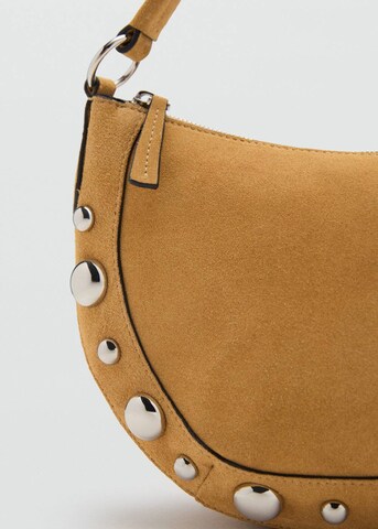 MANGO Shoulder Bag 'Min Gari' in Yellow