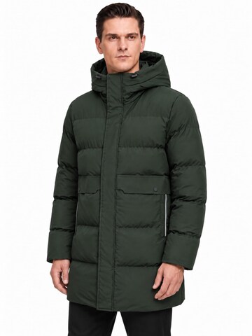 ALLTHEMEN Winterjas 'Lichtnaht' in Groen