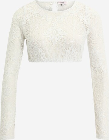 Camicia per costume tradizionale 'Hortensia-Dalida' di MARJO in bianco: frontale