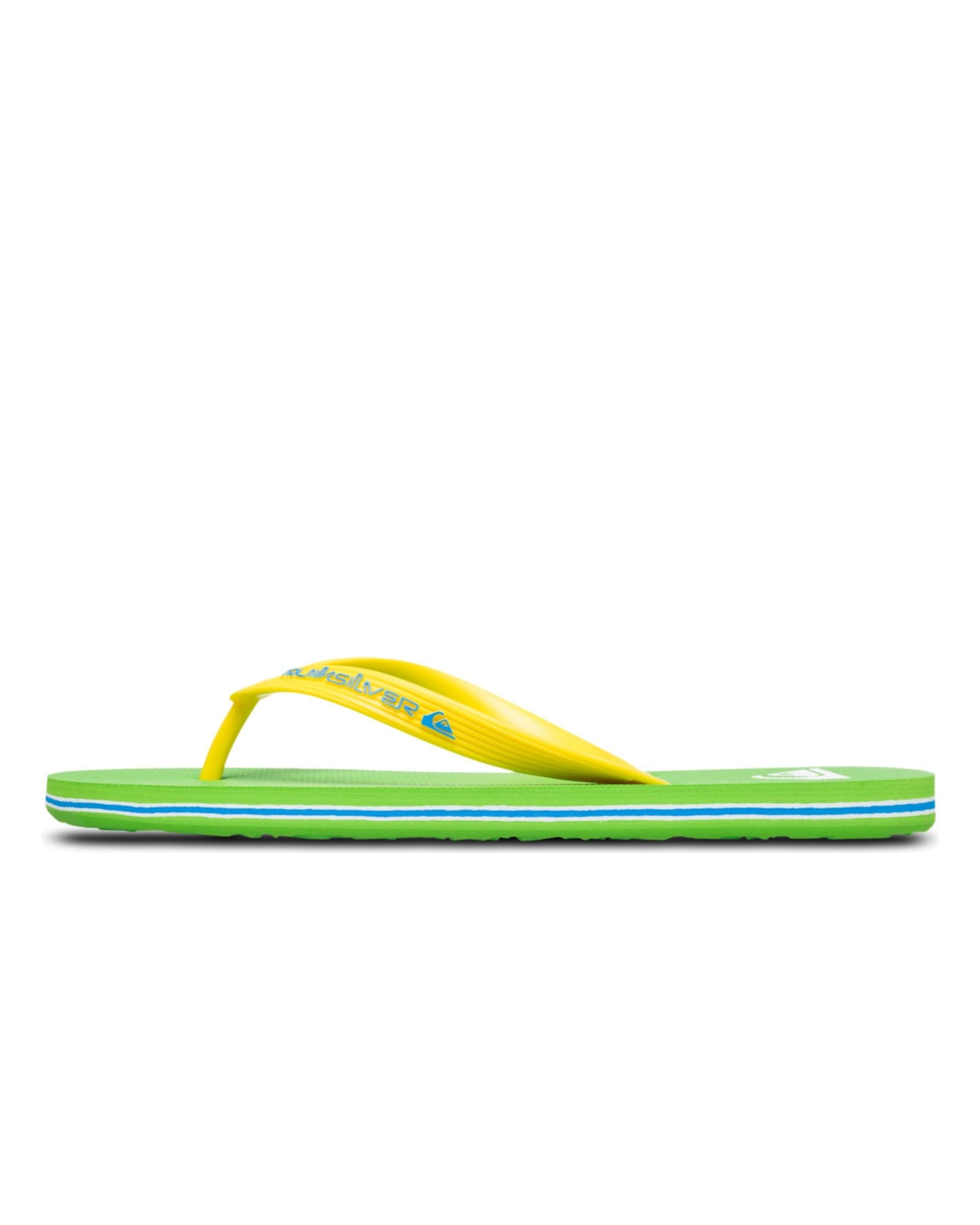 QUIKSILVER Teenslippers 'Molokai Core' in Groen: voorkant