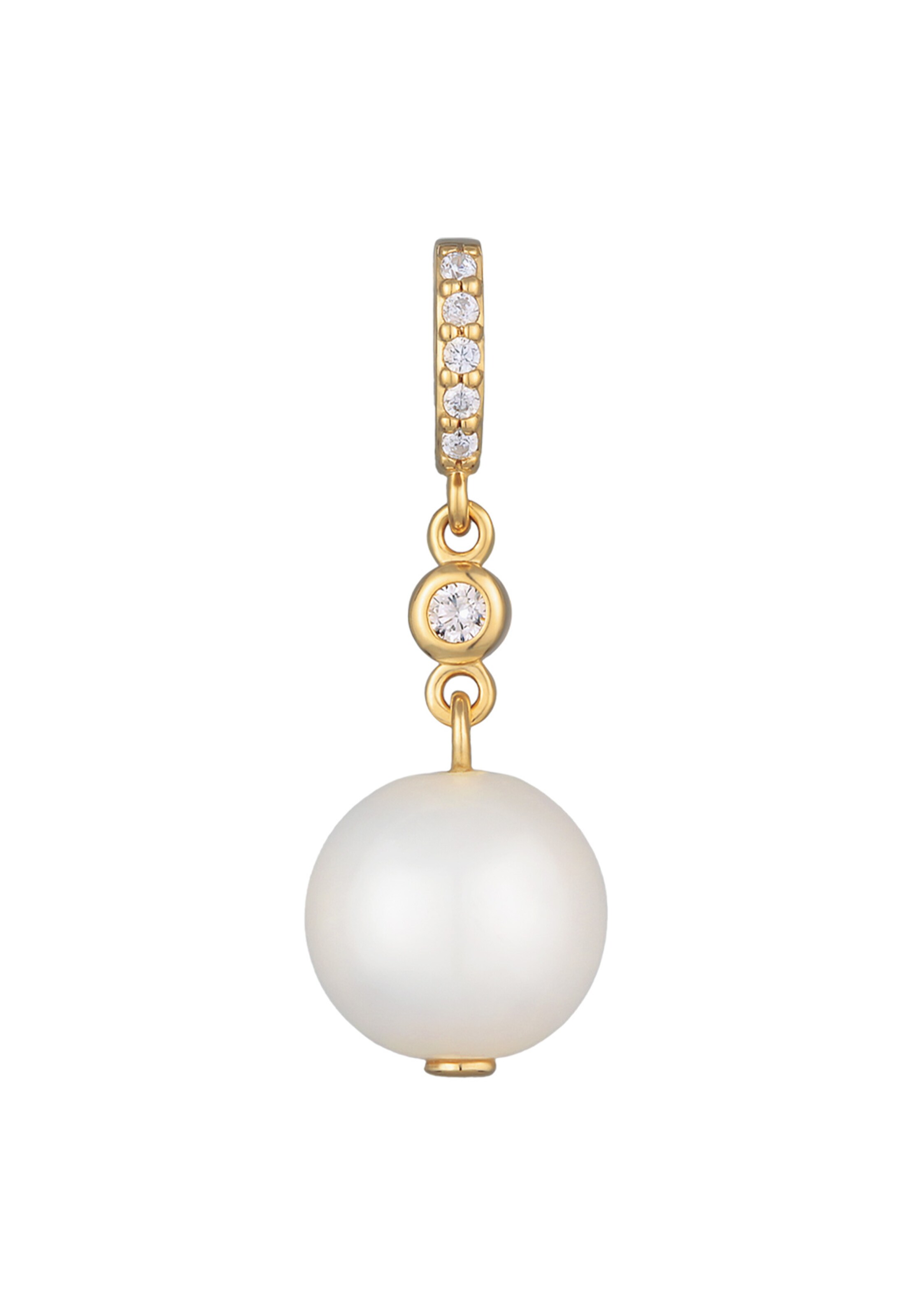 ELLI PREMIUM Hangers 'Perle' in Goud: voorkant