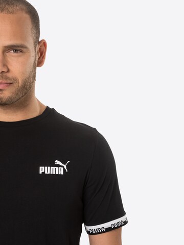 PUMA Koszulka funkcyjna 'Amplified' w kolorze czarny