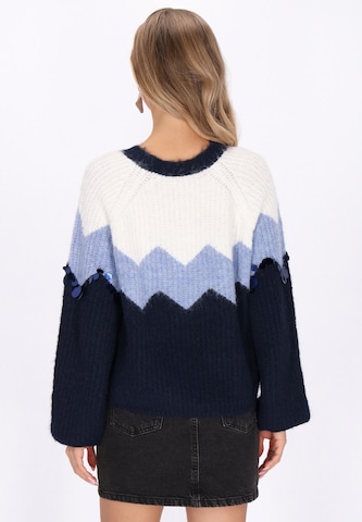 IZIA Gebreid vest in Gemengde kleuren