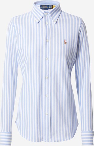 Camicia da donna di Polo Ralph Lauren in blu: frontale