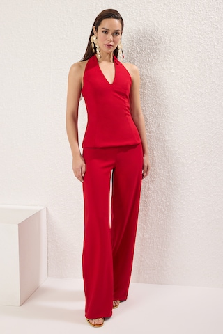 Trendyol - Jumpsuit en rojo: frente