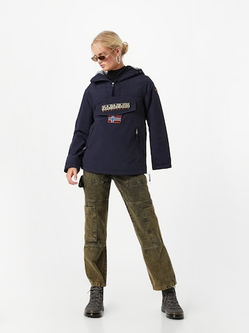 NAPAPIJRI Between-Season Jacket 'Rainforest' in Blue