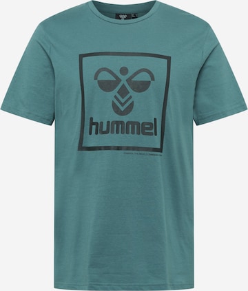 Hummel - Camiseta funcional en verde: frente