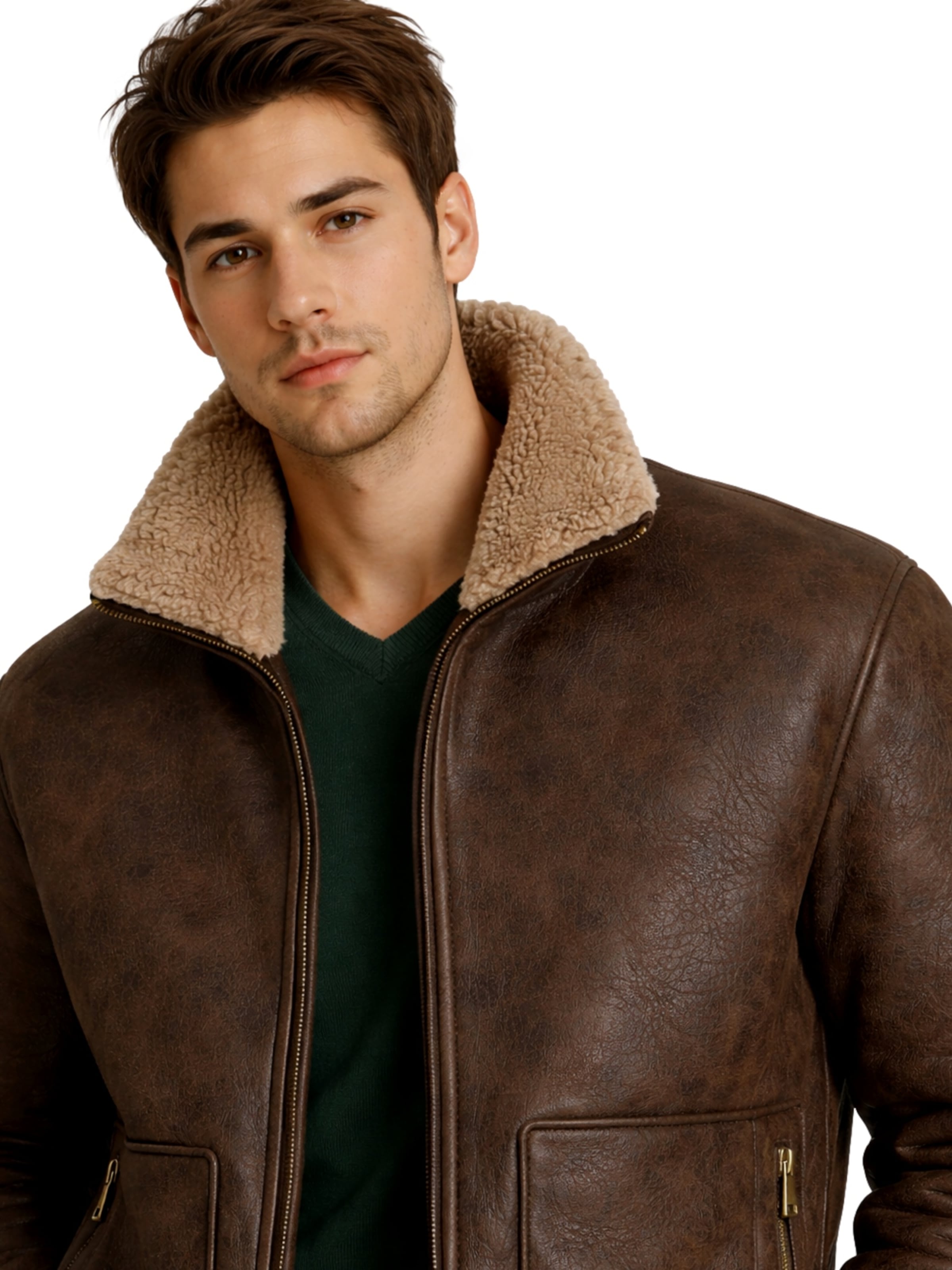 JACK & JONES Přechodná bunda 'JORSALAMANCO' – hnědá