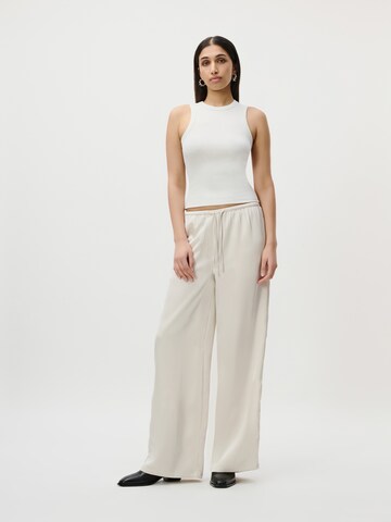 LeGer by Lena Gercke - Pierna ancha Pantalón 'Tenea' en beige