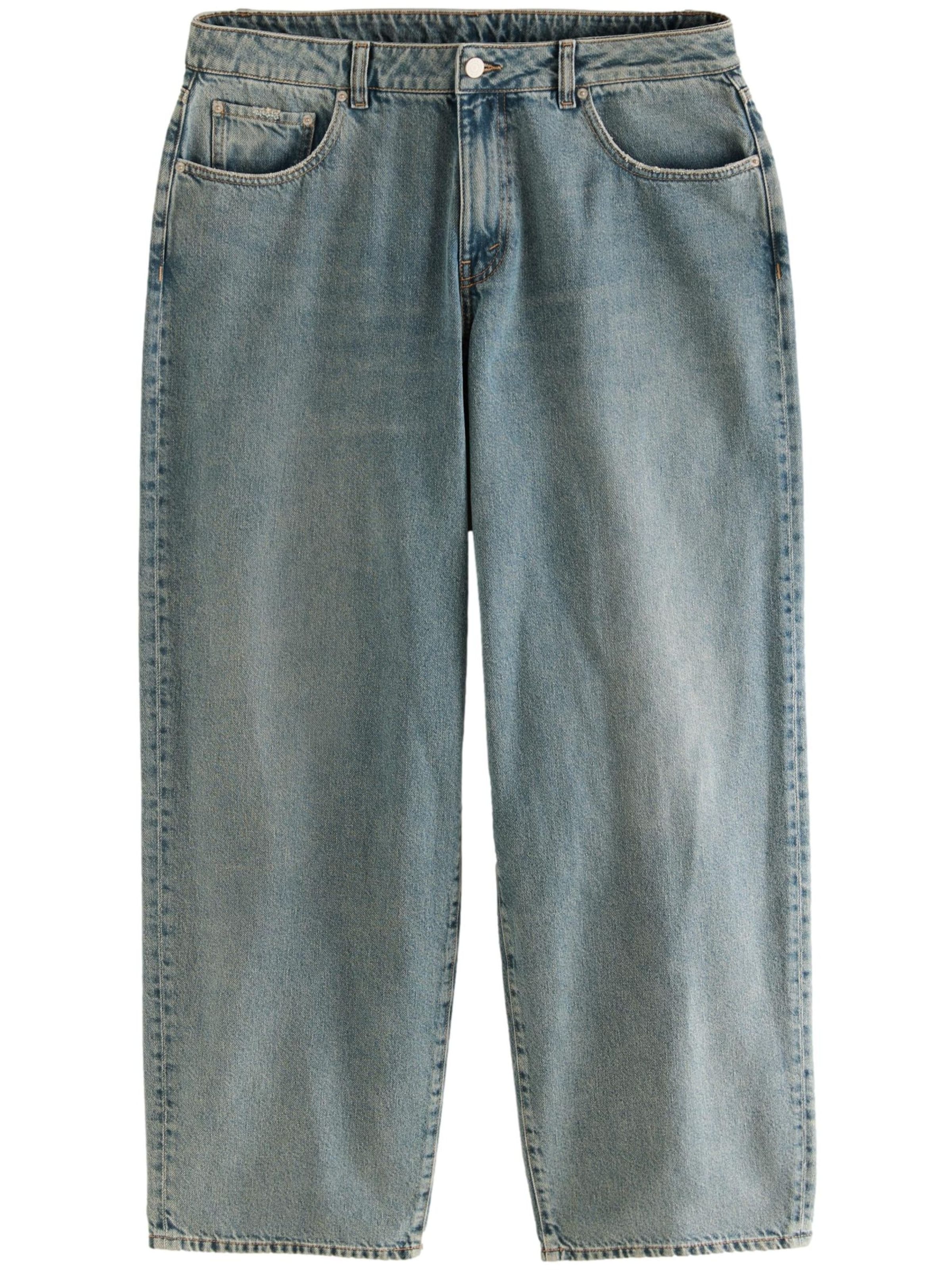 mėlyna Next Laisvas Džinsai: priekis