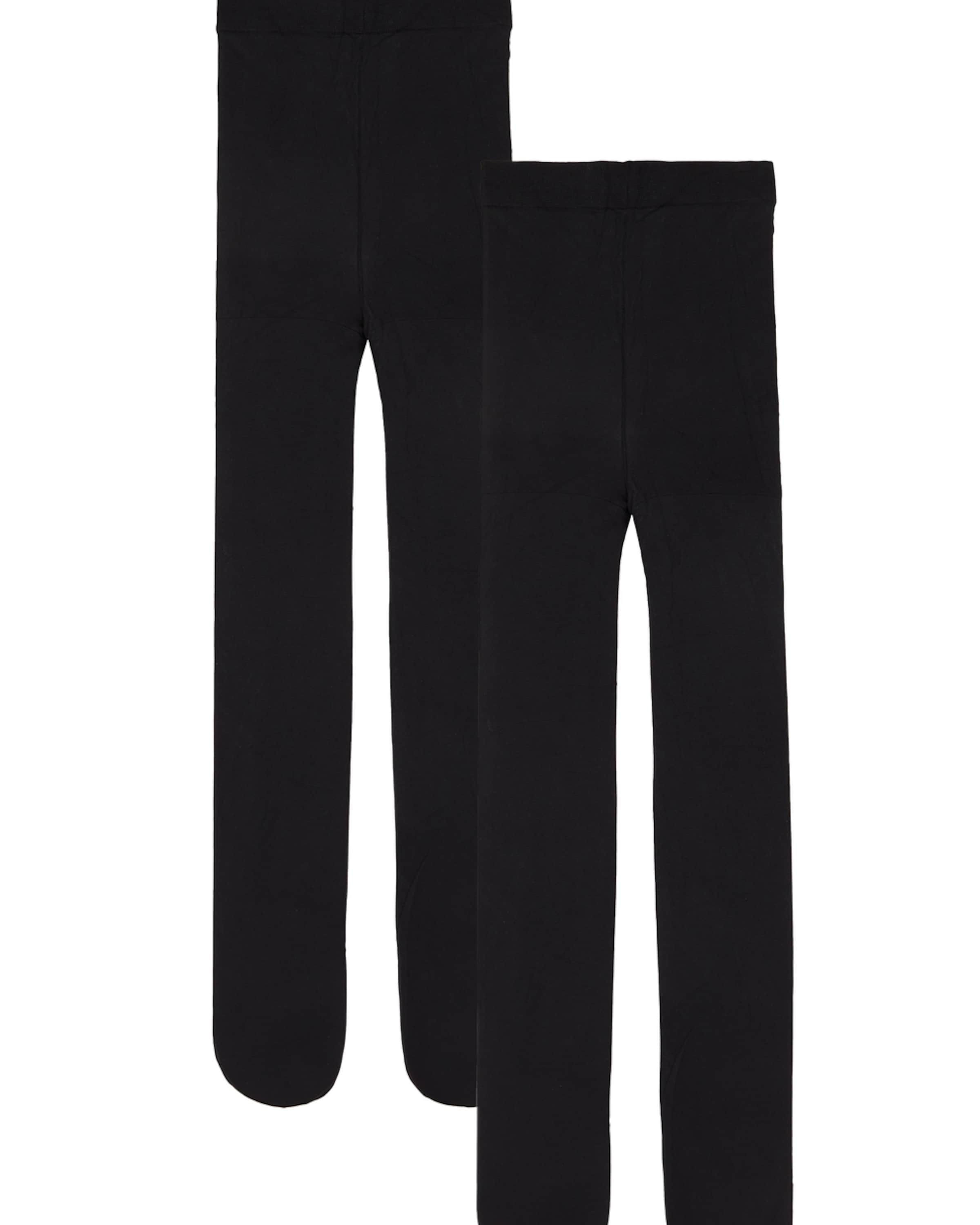 WE Fashion Καλσόν σε μαύρο: μπροστά